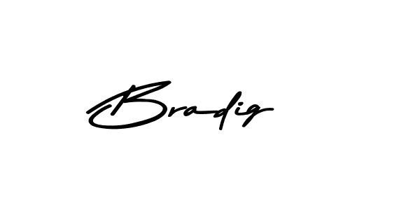 How to make Bradig name signature. Use Asem Kandis PERSONAL USE style for creating short signs online. This is the latest handwritten sign. Bradig signature style 9 images and pictures png