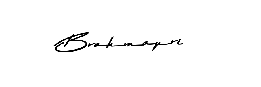 Create a beautiful signature design for name Brahmapri. With this signature (Asem Kandis PERSONAL USE) fonts, you can make a handwritten signature for free. Brahmapri signature style 9 images and pictures png