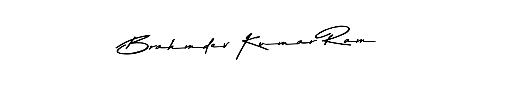 Use a signature maker to create a handwritten signature online. With this signature software, you can design (Asem Kandis PERSONAL USE) your own signature for name Brahmdev Kumar Ram. Brahmdev Kumar Ram signature style 9 images and pictures png