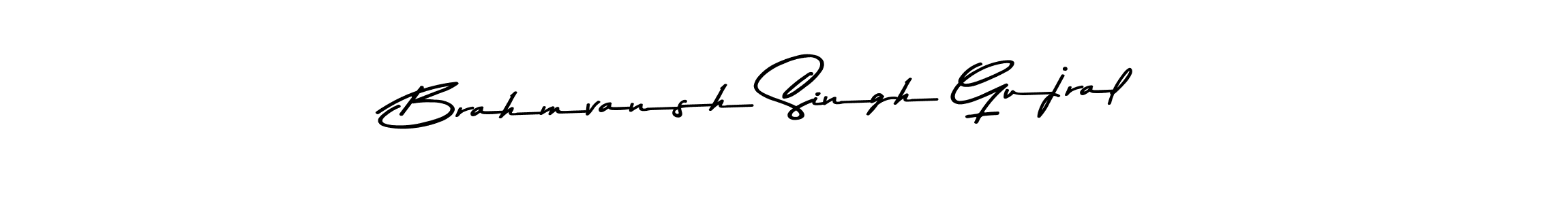 Design your own signature with our free online signature maker. With this signature software, you can create a handwritten (Asem Kandis PERSONAL USE) signature for name Brahmvansh Singh Gujral. Brahmvansh Singh Gujral signature style 9 images and pictures png