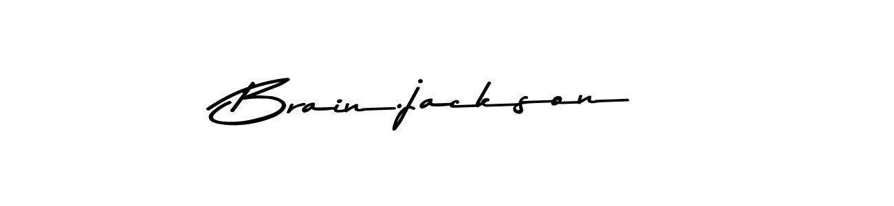 Create a beautiful signature design for name Brain.jackson. With this signature (Asem Kandis PERSONAL USE) fonts, you can make a handwritten signature for free. Brain.jackson signature style 9 images and pictures png