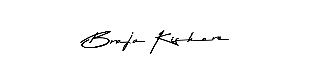 Use a signature maker to create a handwritten signature online. With this signature software, you can design (Asem Kandis PERSONAL USE) your own signature for name Braja Kishore. Braja Kishore signature style 9 images and pictures png