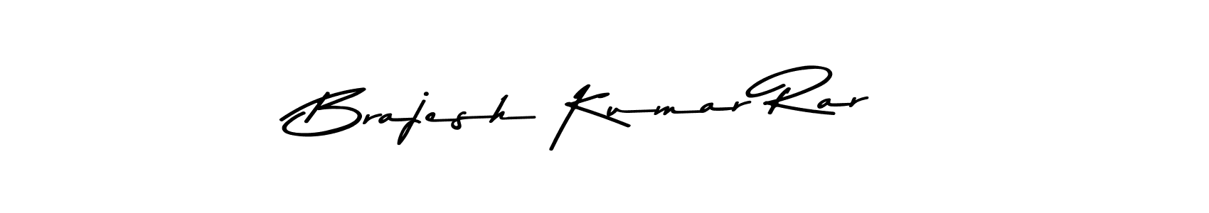 The best way (Asem Kandis PERSONAL USE) to make a short signature is to pick only two or three words in your name. The name Brajesh Kumar Rar include a total of six letters. For converting this name. Brajesh Kumar Rar signature style 9 images and pictures png