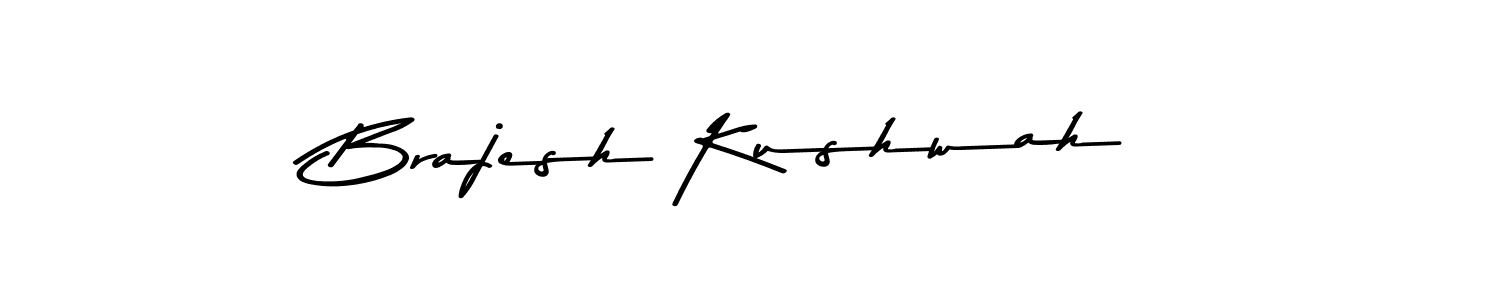 Design your own signature with our free online signature maker. With this signature software, you can create a handwritten (Asem Kandis PERSONAL USE) signature for name Brajesh Kushwah. Brajesh Kushwah signature style 9 images and pictures png