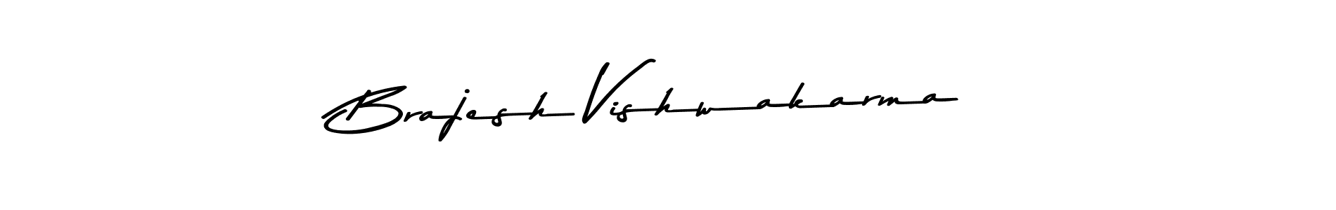 Brajesh Vishwakarma stylish signature style. Best Handwritten Sign (Asem Kandis PERSONAL USE) for my name. Handwritten Signature Collection Ideas for my name Brajesh Vishwakarma. Brajesh Vishwakarma signature style 9 images and pictures png