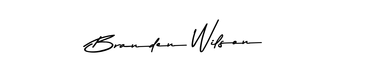 Use a signature maker to create a handwritten signature online. With this signature software, you can design (Asem Kandis PERSONAL USE) your own signature for name Branden Wilson. Branden Wilson signature style 9 images and pictures png