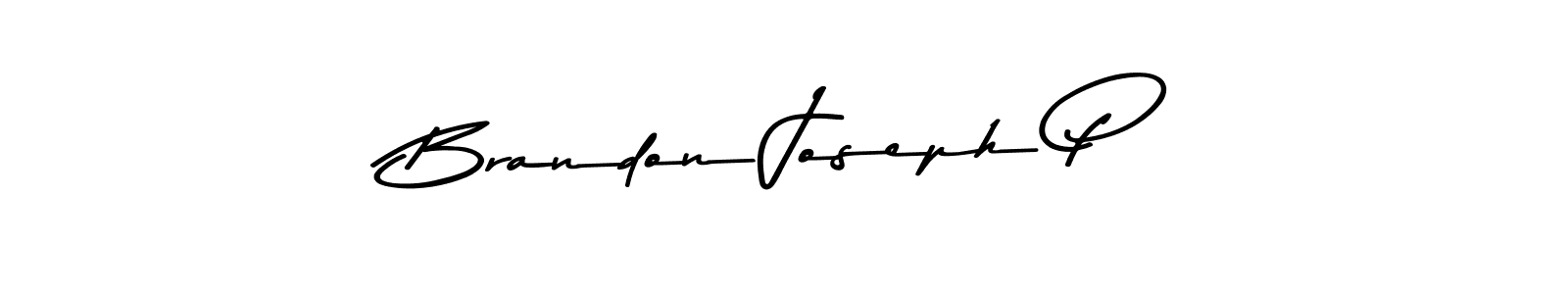 The best way (Asem Kandis PERSONAL USE) to make a short signature is to pick only two or three words in your name. The name Brandon Joseph P include a total of six letters. For converting this name. Brandon Joseph P signature style 9 images and pictures png