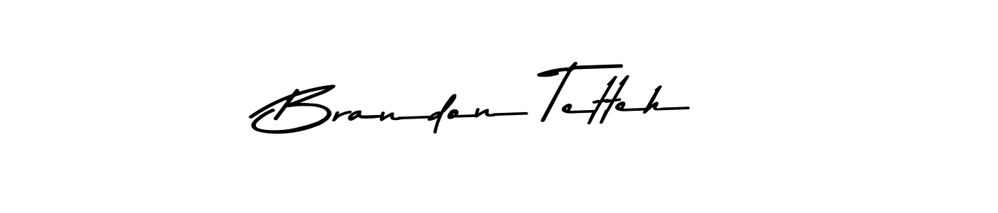 Brandon Tetteh stylish signature style. Best Handwritten Sign (Asem Kandis PERSONAL USE) for my name. Handwritten Signature Collection Ideas for my name Brandon Tetteh. Brandon Tetteh signature style 9 images and pictures png