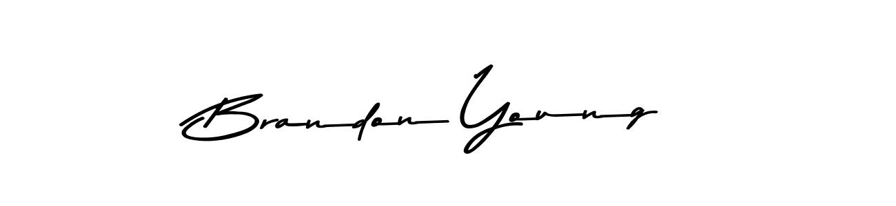 Use a signature maker to create a handwritten signature online. With this signature software, you can design (Asem Kandis PERSONAL USE) your own signature for name Brandon Young. Brandon Young signature style 9 images and pictures png