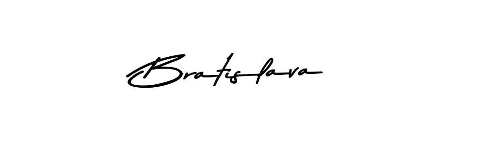 How to make Bratislava name signature. Use Asem Kandis PERSONAL USE style for creating short signs online. This is the latest handwritten sign. Bratislava signature style 9 images and pictures png