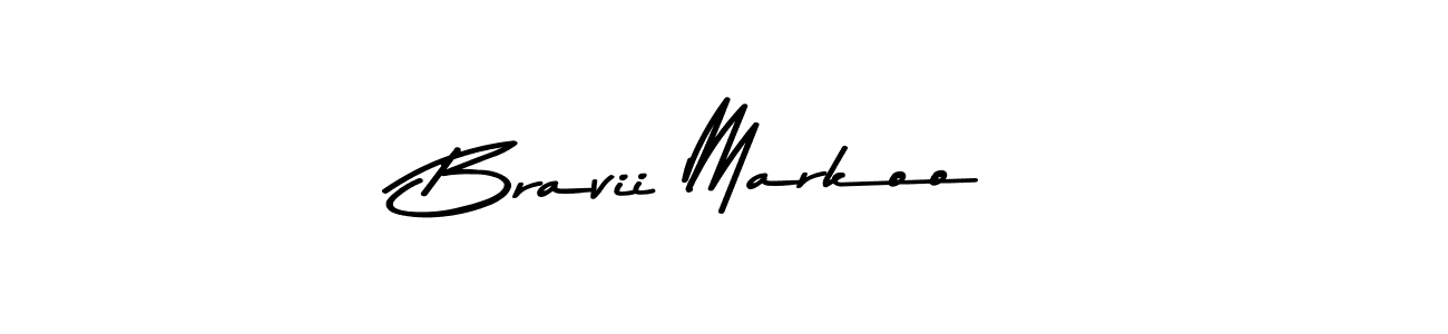 Similarly Asem Kandis PERSONAL USE is the best handwritten signature design. Signature creator online .You can use it as an online autograph creator for name Bravii Markoo. Bravii Markoo signature style 9 images and pictures png