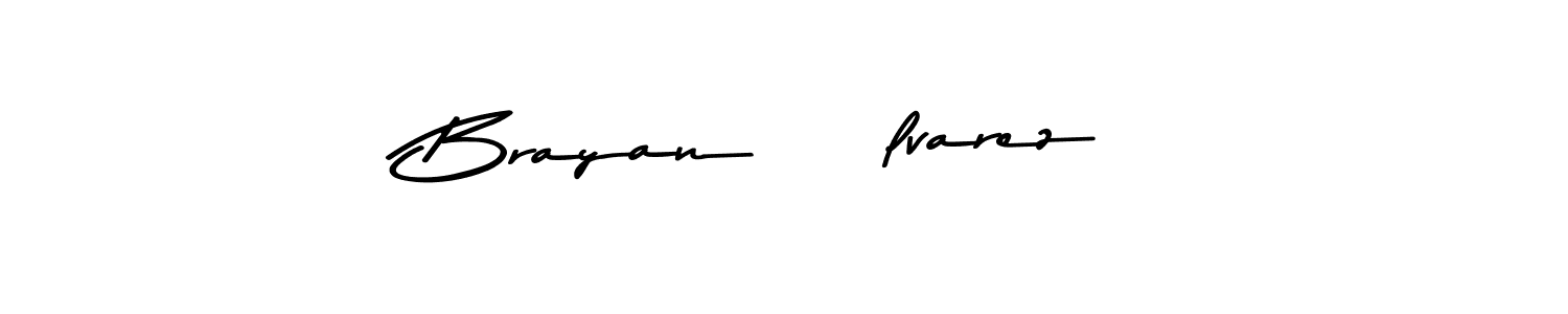 Also You can easily find your signature by using the search form. We will create Brayan Álvarez name handwritten signature images for you free of cost using Asem Kandis PERSONAL USE sign style. Brayan Álvarez signature style 9 images and pictures png