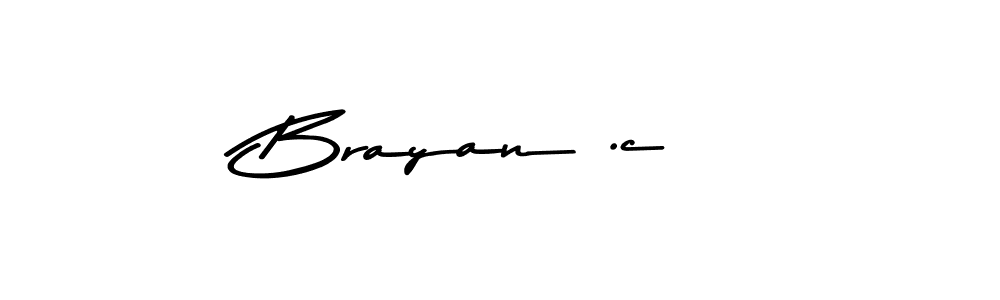 Use a signature maker to create a handwritten signature online. With this signature software, you can design (Asem Kandis PERSONAL USE) your own signature for name Brayan .c . Brayan .c  signature style 9 images and pictures png