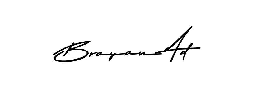 The best way (Asem Kandis PERSONAL USE) to make a short signature is to pick only two or three words in your name. The name Brayan Ad include a total of six letters. For converting this name. Brayan Ad signature style 9 images and pictures png