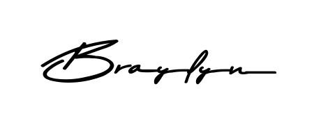 Make your name Braylyn memorable on every contract using Asem Kandis PERSONAL USE autograph style. Instant transparent background export available. Braylyn signature style 9 images and pictures png
