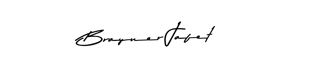 Design your own signature with our free online signature maker. With this signature software, you can create a handwritten (Asem Kandis PERSONAL USE) signature for name Brayner Jafet. Brayner Jafet signature style 9 images and pictures png