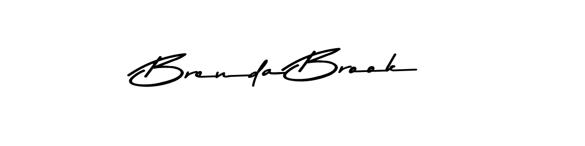 Make a beautiful signature design for name Brenda Brook. With this signature (Asem Kandis PERSONAL USE) style, you can create a handwritten signature for free. Brenda Brook signature style 9 images and pictures png
