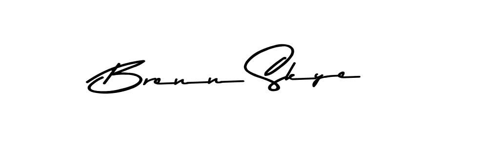 Design your own signature with our free online signature maker. With this signature software, you can create a handwritten (Asem Kandis PERSONAL USE) signature for name Brenn Skye. Brenn Skye signature style 9 images and pictures png