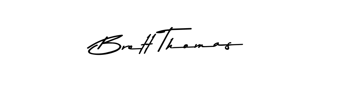 Similarly Asem Kandis PERSONAL USE is the best handwritten signature design. Signature creator online .You can use it as an online autograph creator for name Brett Thomas. Brett Thomas signature style 9 images and pictures png