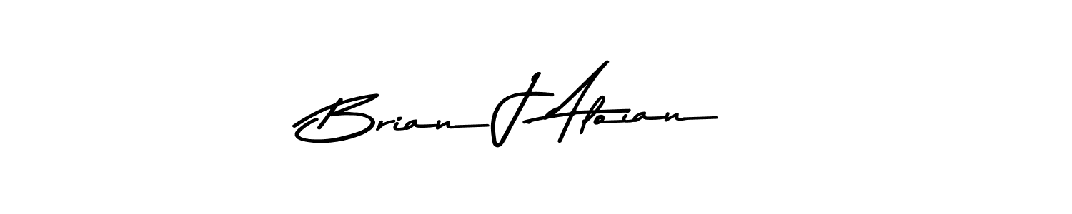 How to make Brian J. Aloian signature? Asem Kandis PERSONAL USE is a professional autograph style. Create handwritten signature for Brian J. Aloian name. Brian J. Aloian signature style 9 images and pictures png