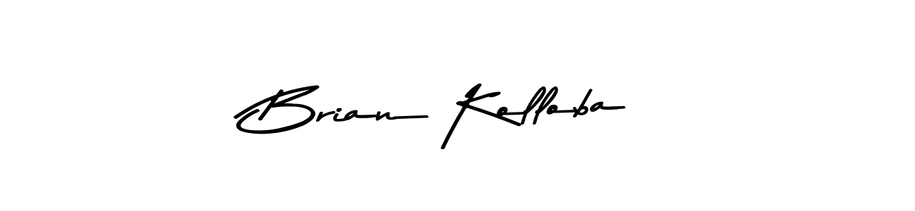 The best way (Asem Kandis PERSONAL USE) to make a short signature is to pick only two or three words in your name. The name Brian Kolloba include a total of six letters. For converting this name. Brian Kolloba signature style 9 images and pictures png