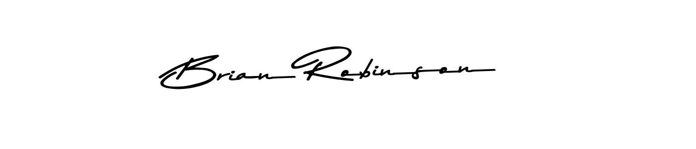 How to make Brian Robinson name signature. Use Asem Kandis PERSONAL USE style for creating short signs online. This is the latest handwritten sign. Brian Robinson signature style 9 images and pictures png