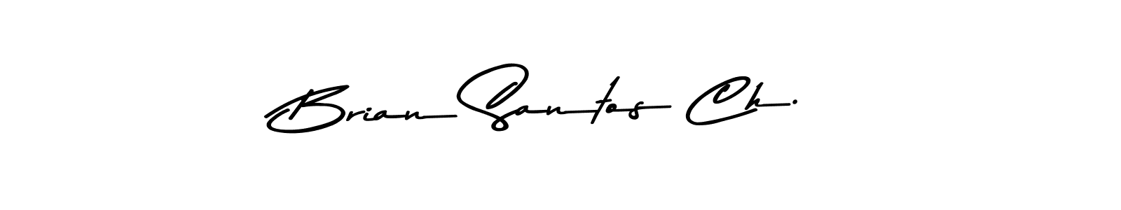 Create a beautiful signature design for name Brian Santos Ch.. With this signature (Asem Kandis PERSONAL USE) fonts, you can make a handwritten signature for free. Brian Santos Ch. signature style 9 images and pictures png