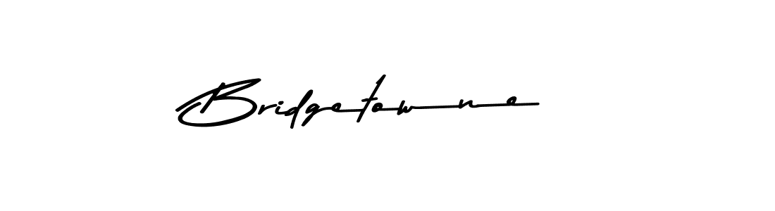 How to make Bridgetowne signature? Asem Kandis PERSONAL USE is a professional autograph style. Create handwritten signature for Bridgetowne name. Bridgetowne signature style 9 images and pictures png