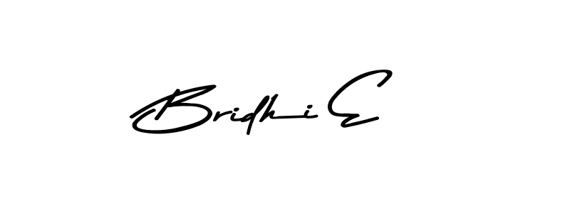 Asem Kandis PERSONAL USE is a professional signature style that is perfect for those who want to add a touch of class to their signature. It is also a great choice for those who want to make their signature more unique. Get Bridhi E name to fancy signature for free. Bridhi E signature style 9 images and pictures png