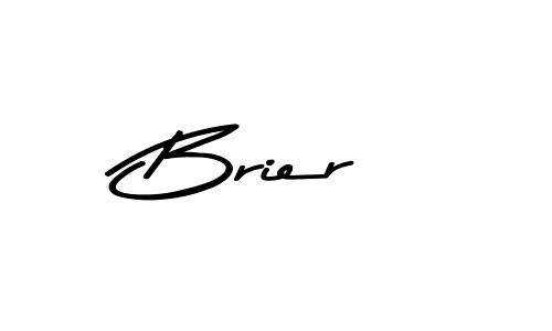 How to make Brier name signature. Use Asem Kandis PERSONAL USE style for creating short signs online. This is the latest handwritten sign. Brier signature style 9 images and pictures png