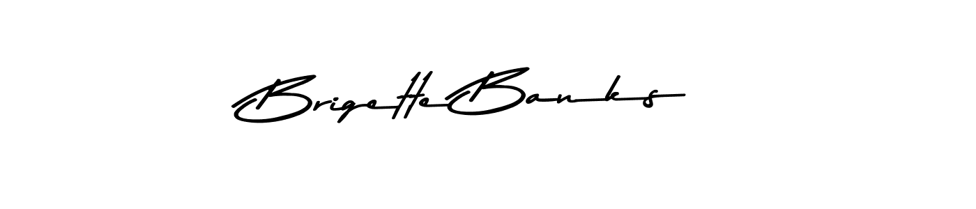 Design your own signature with our free online signature maker. With this signature software, you can create a handwritten (Asem Kandis PERSONAL USE) signature for name Brigette Banks. Brigette Banks signature style 9 images and pictures png