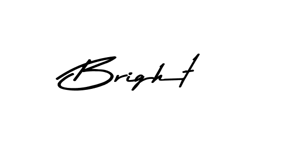 How to make Bright name signature. Use Asem Kandis PERSONAL USE style for creating short signs online. This is the latest handwritten sign. Bright signature style 9 images and pictures png