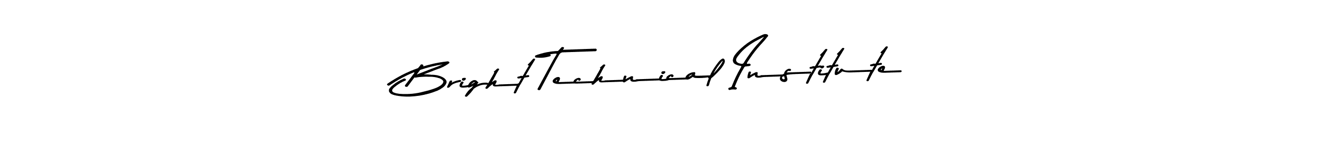 Make a beautiful signature design for name Bright Technical Institute. Use this online signature maker to create a handwritten signature for free. Bright Technical Institute signature style 9 images and pictures png