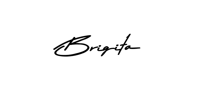 Use a signature maker to create a handwritten signature online. With this signature software, you can design (Asem Kandis PERSONAL USE) your own signature for name Brigita. Brigita signature style 9 images and pictures png