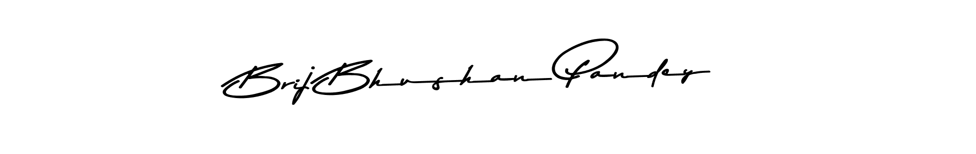 How to make Brij Bhushan Pandey name signature. Use Asem Kandis PERSONAL USE style for creating short signs online. This is the latest handwritten sign. Brij Bhushan Pandey signature style 9 images and pictures png