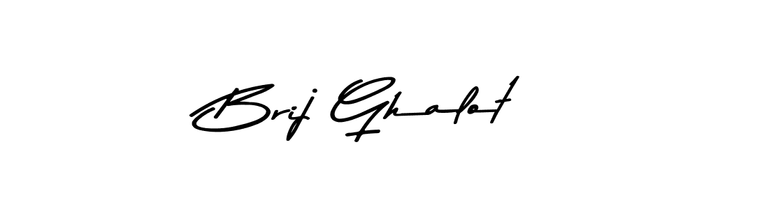 if you are searching for the best signature style for your name Brij Ghalot. so please give up your signature search. here we have designed multiple signature styles  using Asem Kandis PERSONAL USE. Brij Ghalot signature style 9 images and pictures png