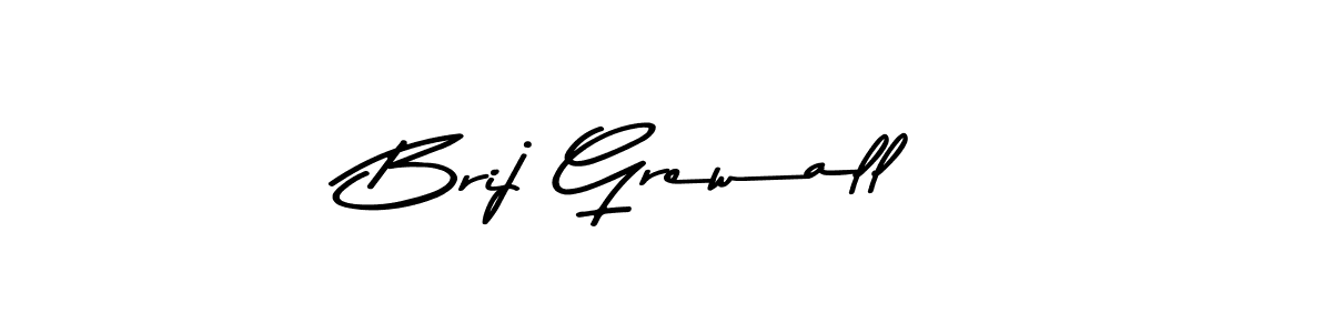 This is the best signature style for the Brij Grewall name. Also you like these signature font (Asem Kandis PERSONAL USE). Mix name signature. Brij Grewall signature style 9 images and pictures png