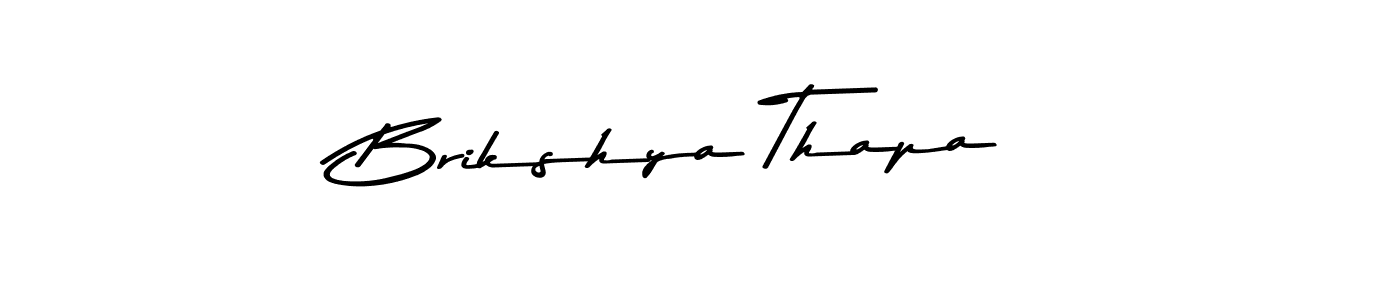 Make a beautiful signature design for name Brikshya Thapa. With this signature (Asem Kandis PERSONAL USE) style, you can create a handwritten signature for free. Brikshya Thapa signature style 9 images and pictures png
