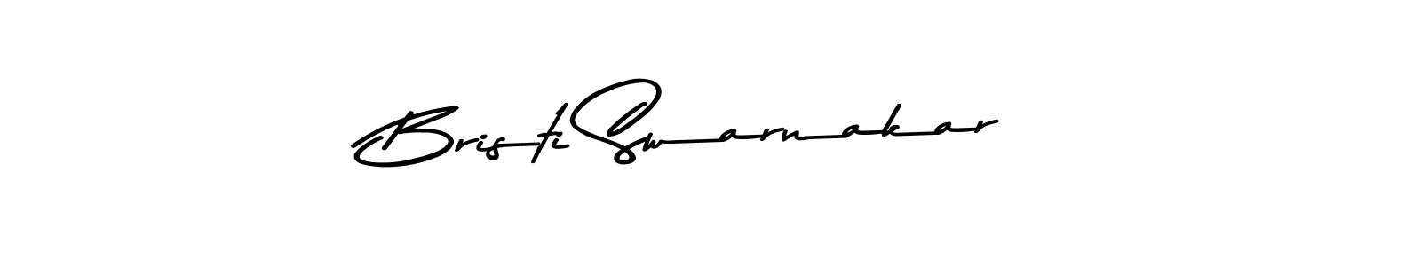 How to make Bristi Swarnakar signature? Asem Kandis PERSONAL USE is a professional autograph style. Create handwritten signature for Bristi Swarnakar name. Bristi Swarnakar signature style 9 images and pictures png