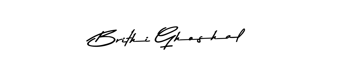 if you are searching for the best signature style for your name Brithi Ghoshal. so please give up your signature search. here we have designed multiple signature styles  using Asem Kandis PERSONAL USE. Brithi Ghoshal signature style 9 images and pictures png