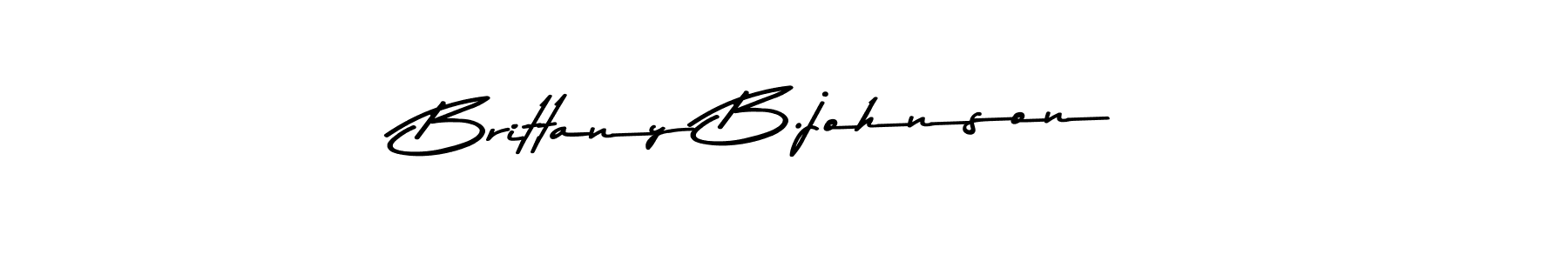 Design your own signature with our free online signature maker. With this signature software, you can create a handwritten (Asem Kandis PERSONAL USE) signature for name Brittany B.johnson. Brittany B.johnson signature style 9 images and pictures png