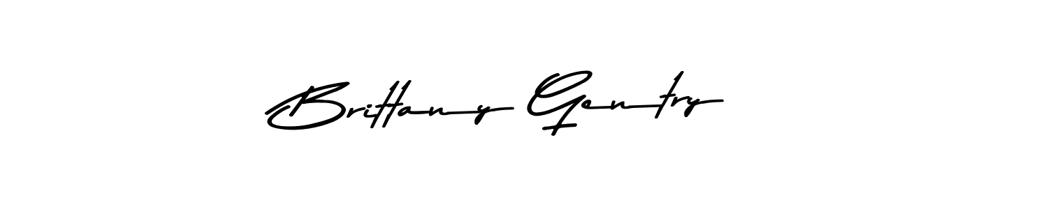 How to make Brittany Gentry name signature. Use Asem Kandis PERSONAL USE style for creating short signs online. This is the latest handwritten sign. Brittany Gentry signature style 9 images and pictures png