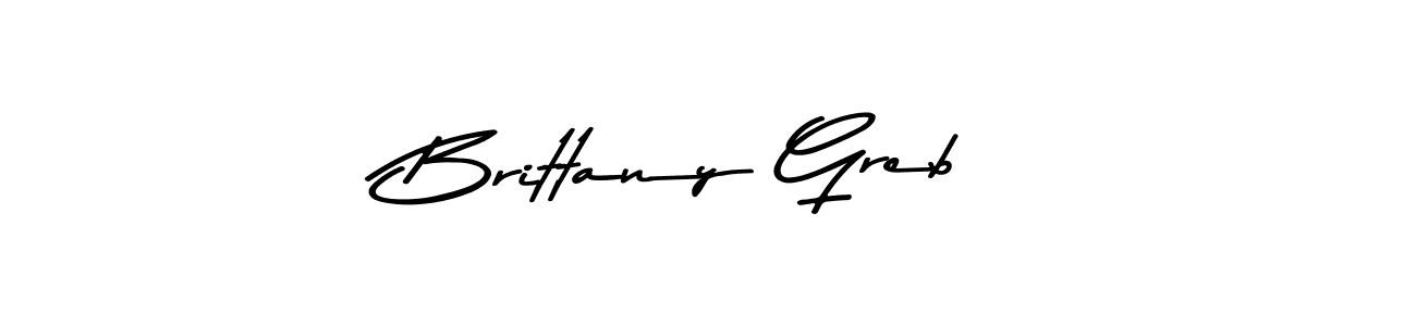 Make a beautiful signature design for name Brittany Greb. With this signature (Asem Kandis PERSONAL USE) style, you can create a handwritten signature for free. Brittany Greb signature style 9 images and pictures png