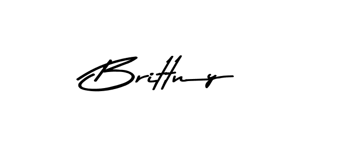 Design your own signature with our free online signature maker. With this signature software, you can create a handwritten (Asem Kandis PERSONAL USE) signature for name Brittny. Brittny signature style 9 images and pictures png