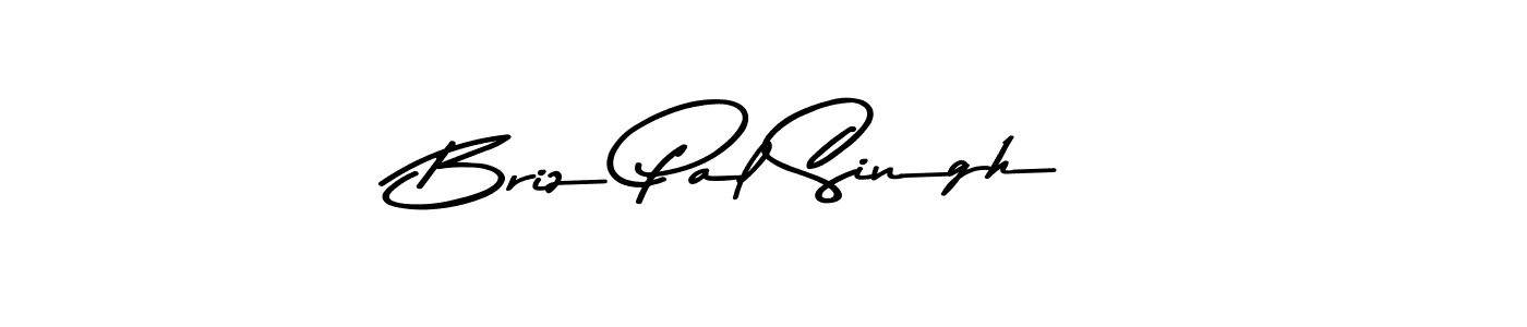 Create a beautiful signature design for name Briz Pal Singh. With this signature (Asem Kandis PERSONAL USE) fonts, you can make a handwritten signature for free. Briz Pal Singh signature style 9 images and pictures png