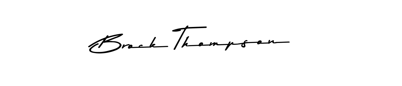 Here are the top 10 professional signature styles for the name Brock Thompson. These are the best autograph styles you can use for your name. Brock Thompson signature style 9 images and pictures png