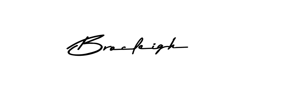 How to make Brocleigh signature? Asem Kandis PERSONAL USE is a professional autograph style. Create handwritten signature for Brocleigh name. Brocleigh signature style 9 images and pictures png