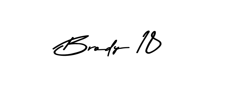 How to make Brody 18 name signature. Use Asem Kandis PERSONAL USE style for creating short signs online. This is the latest handwritten sign. Brody 18 signature style 9 images and pictures png