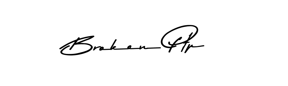 Also we have Broken Ptp name is the best signature style. Create professional handwritten signature collection using Asem Kandis PERSONAL USE autograph style. Broken Ptp signature style 9 images and pictures png