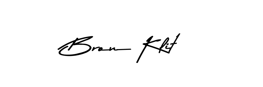 Create a beautiful signature design for name Bron Klit. With this signature (Asem Kandis PERSONAL USE) fonts, you can make a handwritten signature for free. Bron Klit signature style 9 images and pictures png